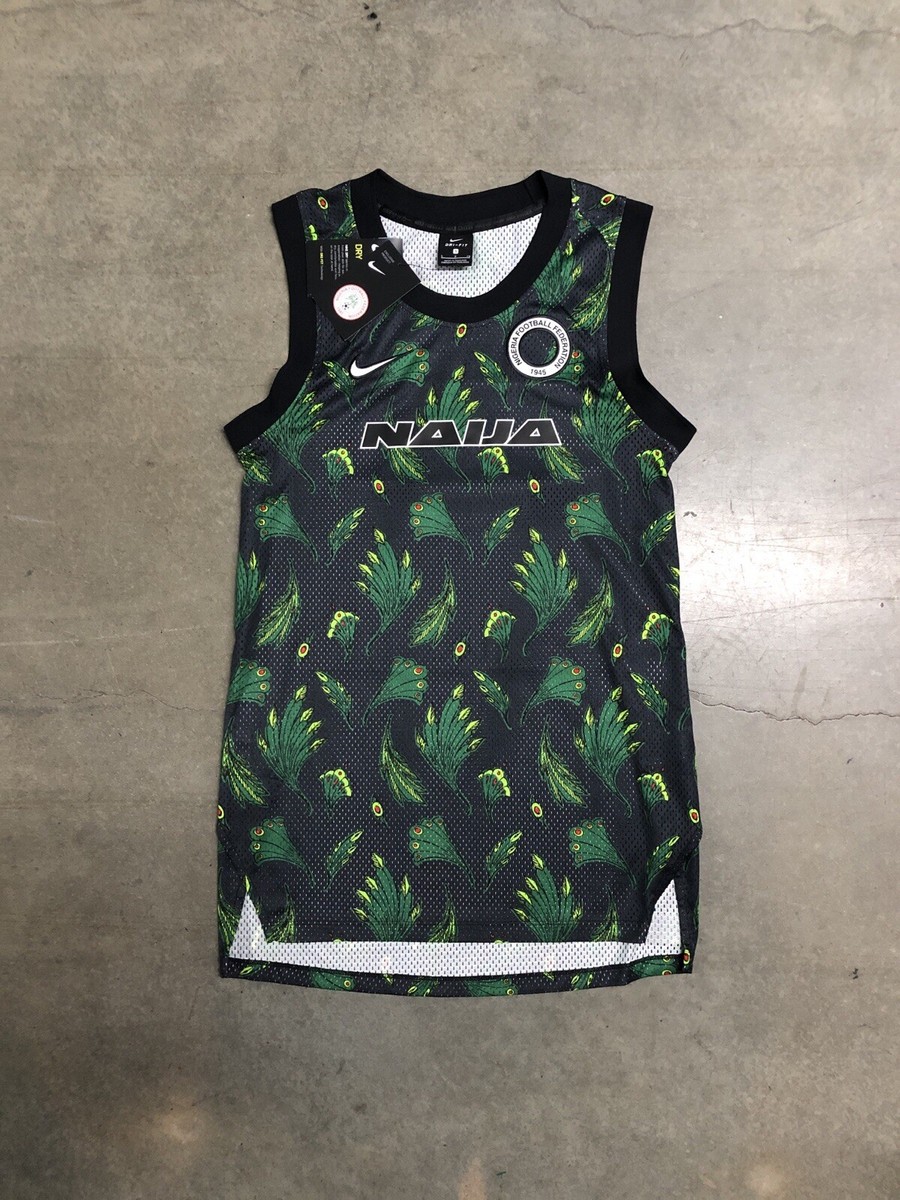 Nigeria Football Federation Soccer Nike Basketball Mesh Jersey