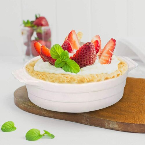 Oven to Table Baking Serving Dish Ceramic Oval 440ml Tapas Tarts Pies Set of 4 - Picture 6 of 9