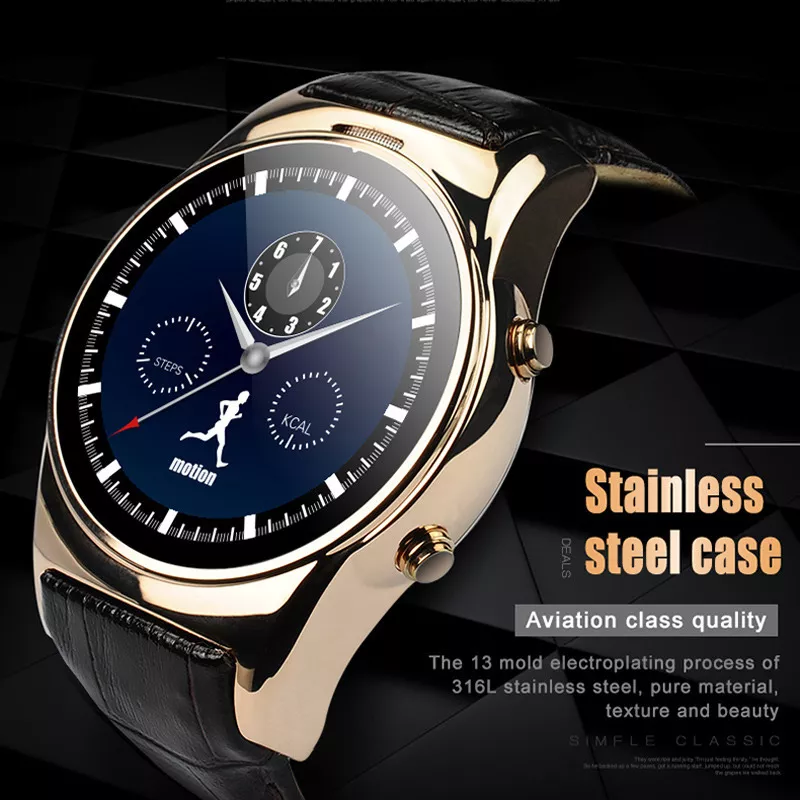 Bluetooth Waterproof Smart Watch Wrist Mate Phone For iPhone