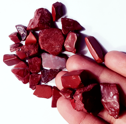 Erstaunliche 500 Gramm 100% Natürlicher Roter Jaspis Kristall Stein Lose Edelsteine Undurchsichtig - Bild 5 von 6