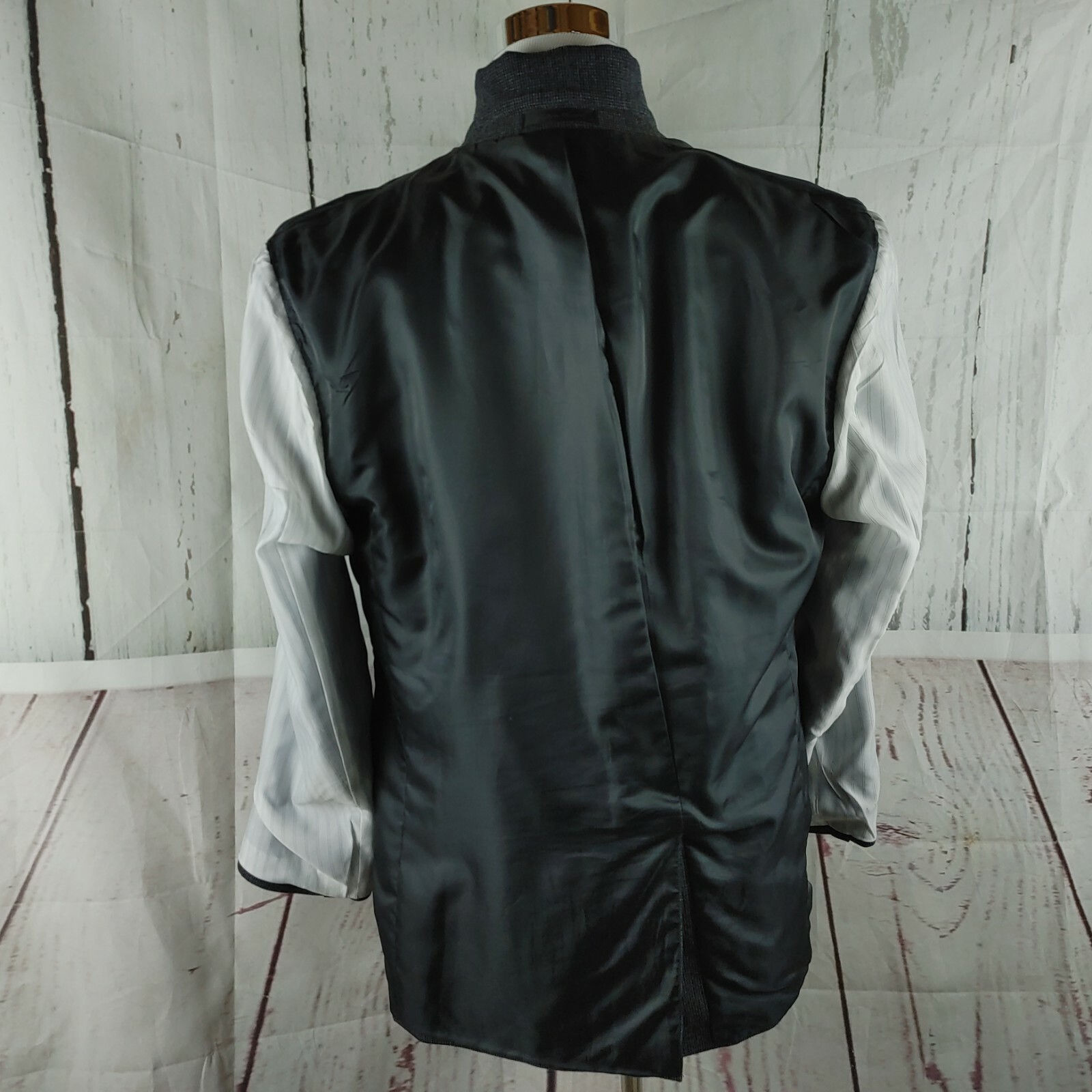 Chaps 44R Wool 2 Button Multicolor Mini Houndstoo… - image 11