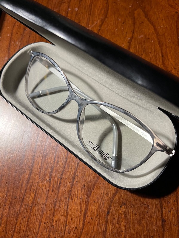 Silhouette Eyeglasses MOMENTUM 53/14/130 Wintergrey Marble silver 1592-6500-53MM