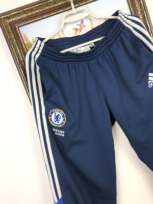 Vintage Adidas Chelsea Football Track Pants Soccer Sweatpants Mens