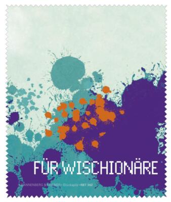Microfasertuch / Brillenputztuch von Rannenberg & Friends ''Für Wischionäre'' TOP