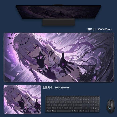 Alfombrilla de ratón Honkai: Star Rail alfombrilla de ratón de escritorio Anime Secretaire Castorice regalo - Imagen 7 de 11