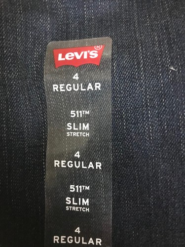 Levi's 511 Slim Stretch Boys Jeans Youth Size 4 Reg Retail $42.00 NEW - Picture 3 of 6