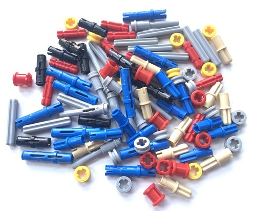 100 x LEGO Technic Parts - Connectors / Pins - Lot / Bundle - Picture 2 of 2