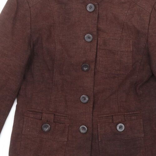 M&Co Womens Brown Jacket Size 10 - Picture 10 of 12