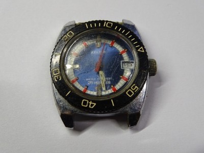 VINTAGE MECHANISCHE UHR KELTON TAUCHER 25M JUNIOR