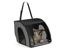 K H Pet Products Enclosed Dog Cat Car Seat, Travel Safety Carrier for Pets, Dog