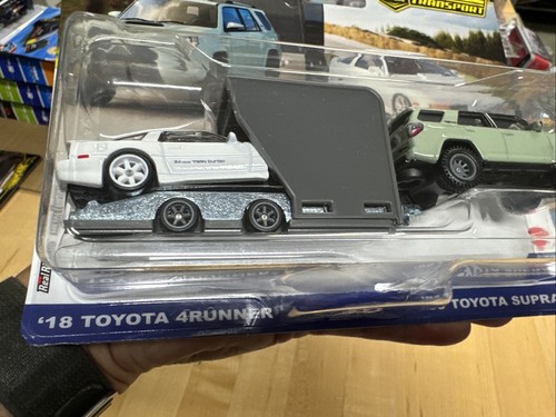 2025 Hot Wheels Premium Team Transport '18 Toyota 4Runner & '89 Supra #72 *NEW* - Picture 2 of 6