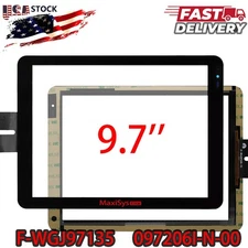 9.7'' Touch Screen Digitizer Display Glass Panel fit Autel MaxiSys Elite USA