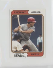 2023 Heritage 1974 Topps Baseball Oversized Boxtopper Johnny Bench #OB-JBH HOF