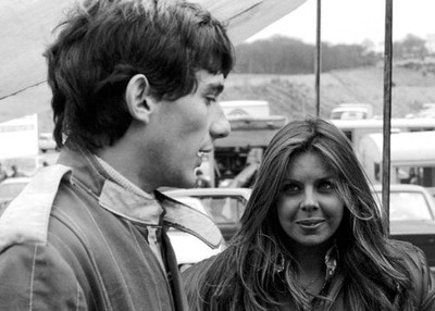 Ayrton Senna da Silva with his wife Liliane Senna claimed his firs- Old Photo