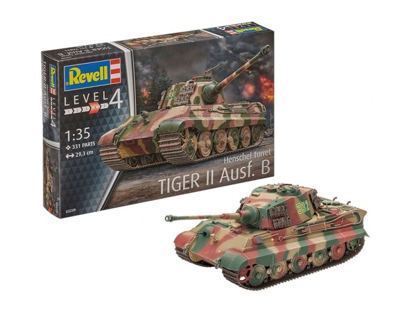 Revell 03249 (L4) KöNigstiger Ausf.B Henschel Turm 1944 1:35 Neu/Ovp-image