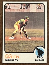 1973 Topps Baseball - #456 Dick Green A's Near Mint-Mint NM-MT (Set Break)