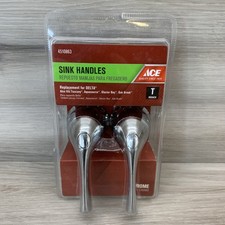 Ace Brand Chrome Finish T Broach Sink Handles For Delta Part 4510863 NIB