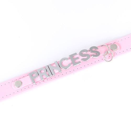 Custom Letter Chain Metal Leash Necklace Choker BDSM Gift Collar PRINCESS DIY - Picture 5 of 26