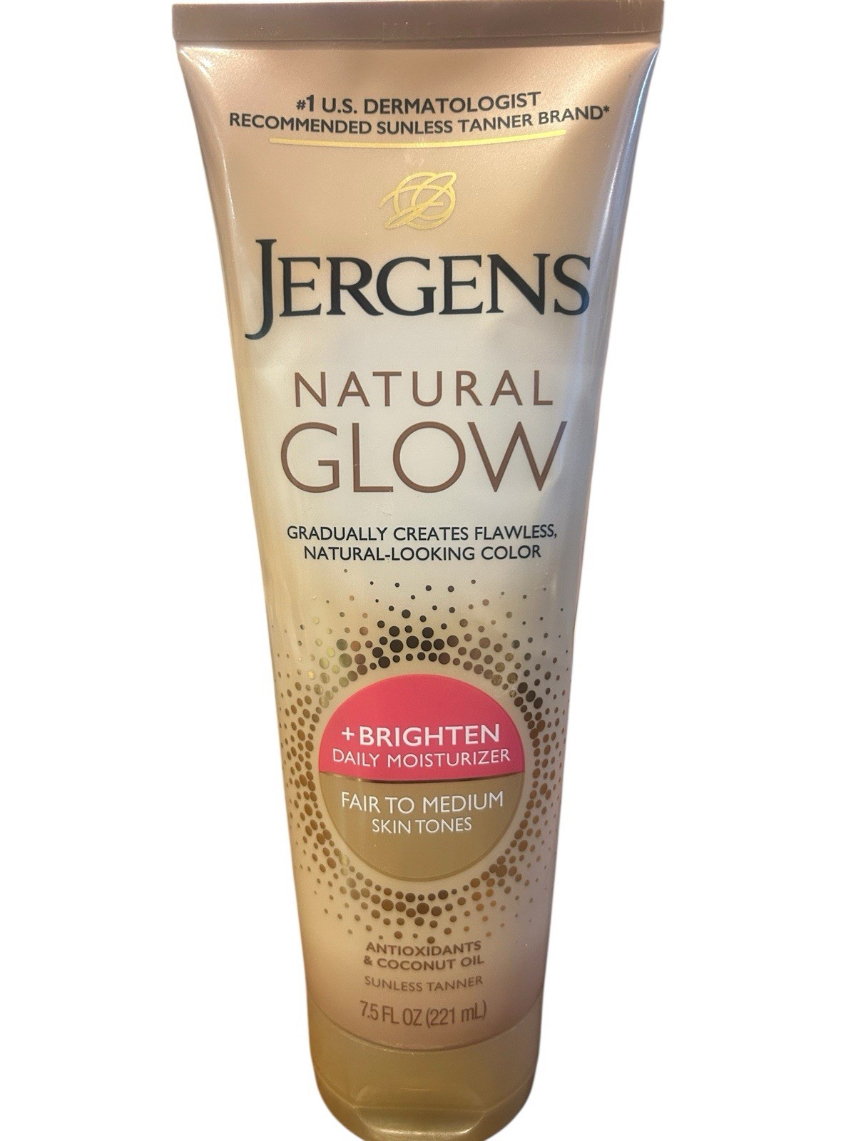 Jergens Natural Glow Daily Moisturizer for Fair to Medium Skin Sunless Self Tanner