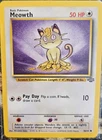 Meowth - 1999 Jungle 56/64 Pokemon Card WOTC - VINTAGE - RARE - NM
