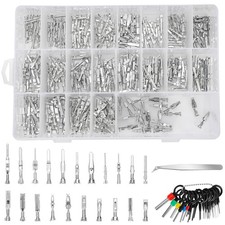 420PCS Connector Pins 21 Types Electrical Wire Terminal Kit 18PCS Extractor Tool