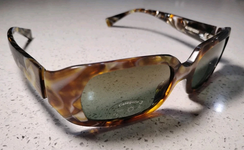 Очки солнцезащитные Alain Mikli золотистые серебристые коричневые / G-15 AL10610201 53-18-140 - Изображение 3 из 4