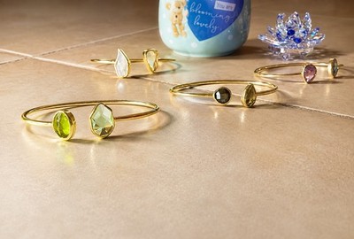 Job Lot Semi Precious Gemstone Earrings Rings and Necklace Wholesale Lot 60 PCS