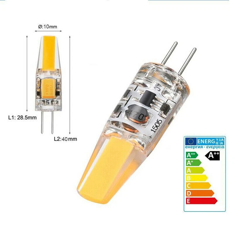 Dimmable G4 LED COB Bulbs 6W Capsule Lamp Replace Halogen Bulb AC DC 12V - Image 3 of 4