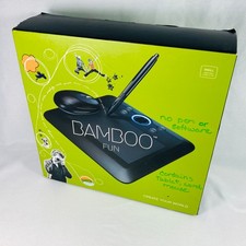 Wacom Bamboo Fun CTE-450 Small Graphic Tablet Mouse ONLY Black USB - NO PEN
