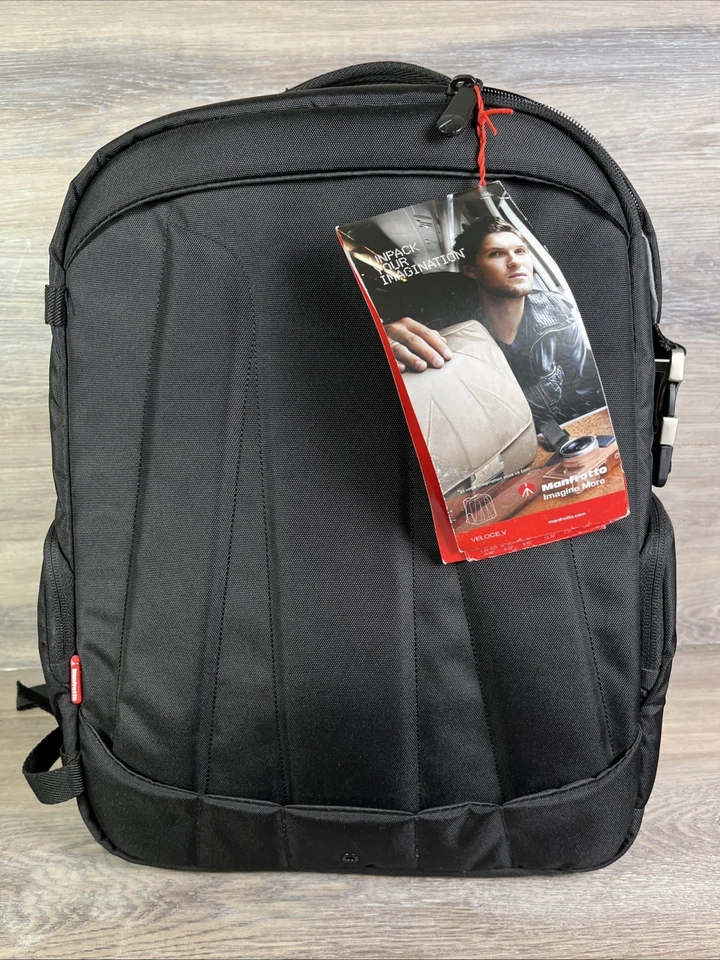 Manfrotto MB VELOCE V Luxury Camera Backpack Bag Black  DSLR SB390-5BB - Image 2 of 4