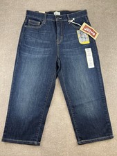 Women s Levi s 512 Capri Jeans Perfectly Slimming Figure Enhancers Size 12