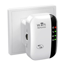 WiFi Extender Signal Booster 5000 sq ft Long Range Repeater w/ Ethernet Port