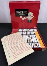 Po-Ke-No Pokeno Poker Keno Card Game 12 Board...