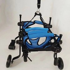 Dog Wheelchair Cart Doggy/Cat Wheelchair 4 wheel Dog Wheelchair for Back Legs