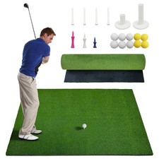 31mm Thick Golf Hitting Mat 5x4 5x5 ft Commercial Golf Practice Turf Net Mat