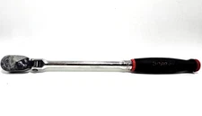 Snap On Tools FHLF80A RED Soft Grip 3/8 drive 13" - Flex Head Ratchet FAST SHIP!