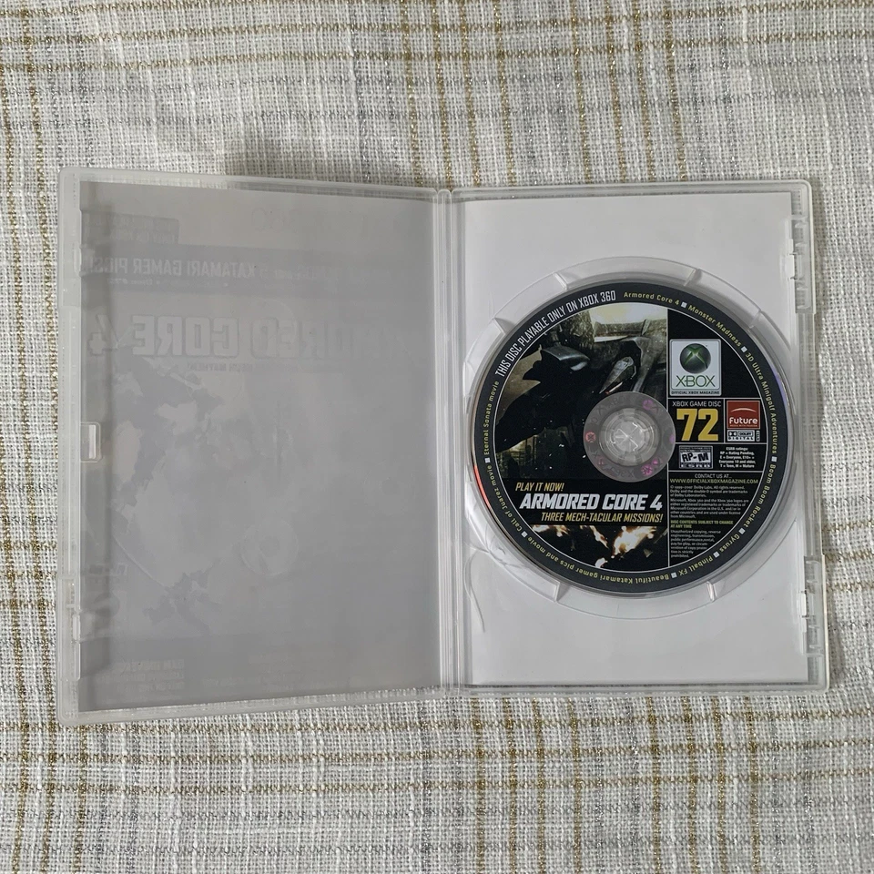 Xbox 360 Demo Disc #72 July 2007 Armored Core 4 And Other Games 6 In 1 Demo Disc - Image 4 of 4