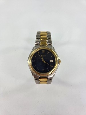 Citizen Date Quartz Men's Wrist Watch 2510 S011604 Vintage Flex