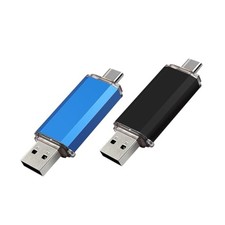 2-Pack 128GB USB C Flash Drive Dual Type C USB A Memory Stick Jump Drive 2-...