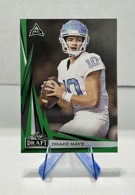 2023 Leaf Draft Drake Maye Green RC #B2-4 Patriots UNC