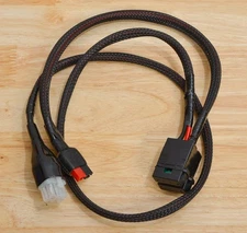 CUSTOM 4’ LONG POWER CABLE/CORD ICOM IC-706MKIIG ANDERSON POWER POLE CONNECTORS