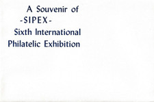ArtCraft FDC Souvenir #1310 S1-U SIPEX Stamp & SS w/Printed Envelope 1966