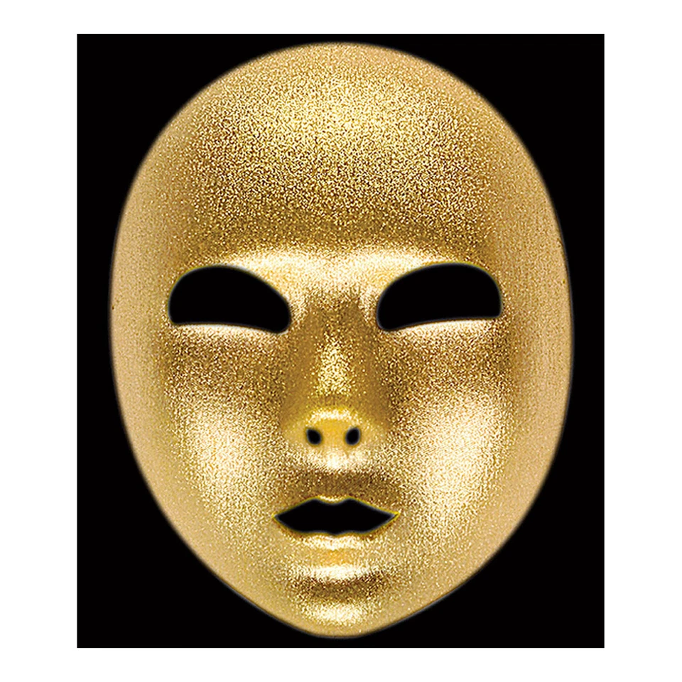 (B-Ware) 5x Goldene Phantom der Oper Masken / Karneval Venedig Kostüm Party Deko - Bild 3 von 4