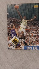 Upper Deck Gary Payton 1993 NBA Finals Seattle Supersonics Basketball Card