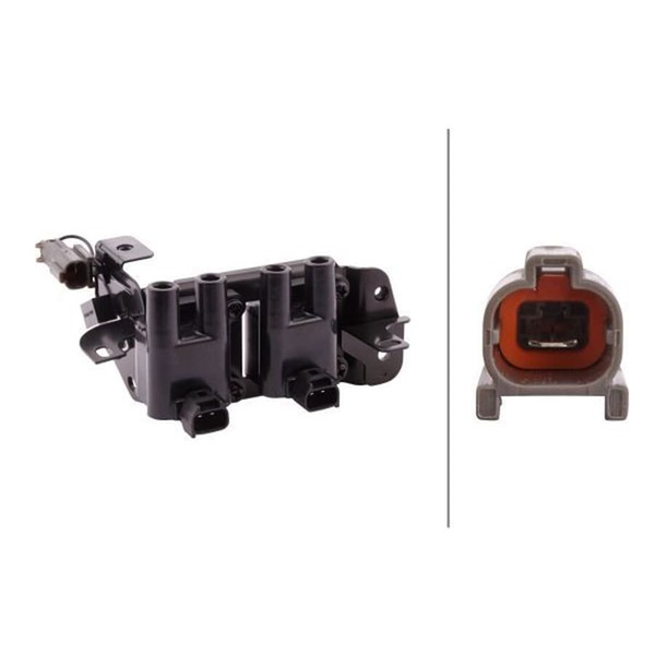 Hella 5DA 358 057-961 ZüNdspule-image