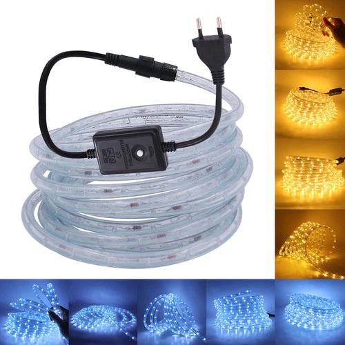 1-50m LED Lichterschlauch Außen/Innen Lichtschlauch Lamp Lichterkette Party 230V