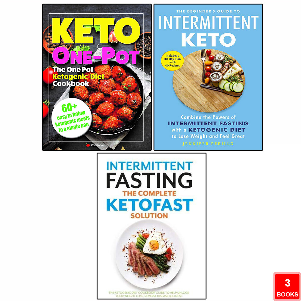 One pot ketogenic, Beginners guide & Complete ketofast 3 Books Set Paperback New