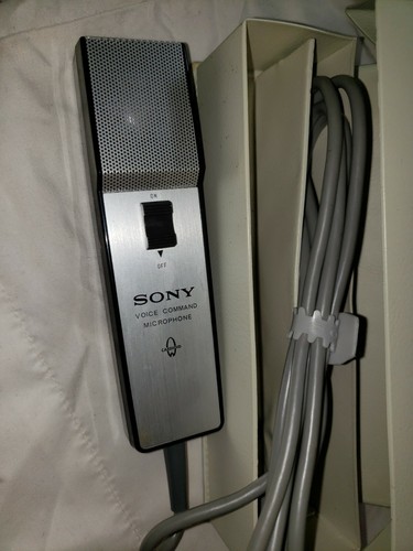 Sony Dynamic Microphone F-84 Voice Command - Original Box - Picture 3 of 4