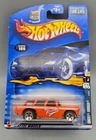 Hot Wheels 2002 Collector #106 Chevy Nomad Redline Orange Carded
