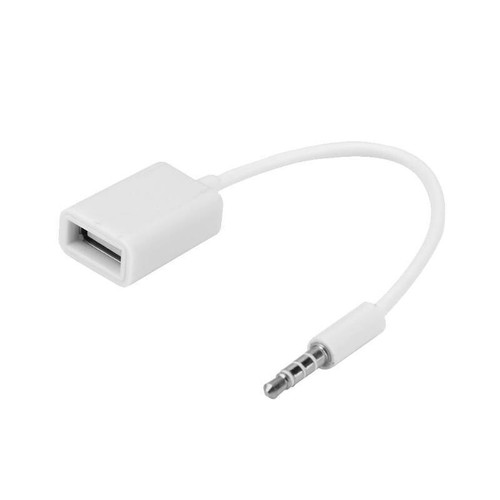 3.5mm Male Audio AUX Jack to USB 2.0 Type A Female OTG Converter Adapter Cable ^ - Zdjęcie 8 z 16